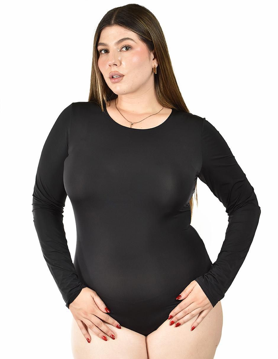 Body cuello redondo escote para mujer