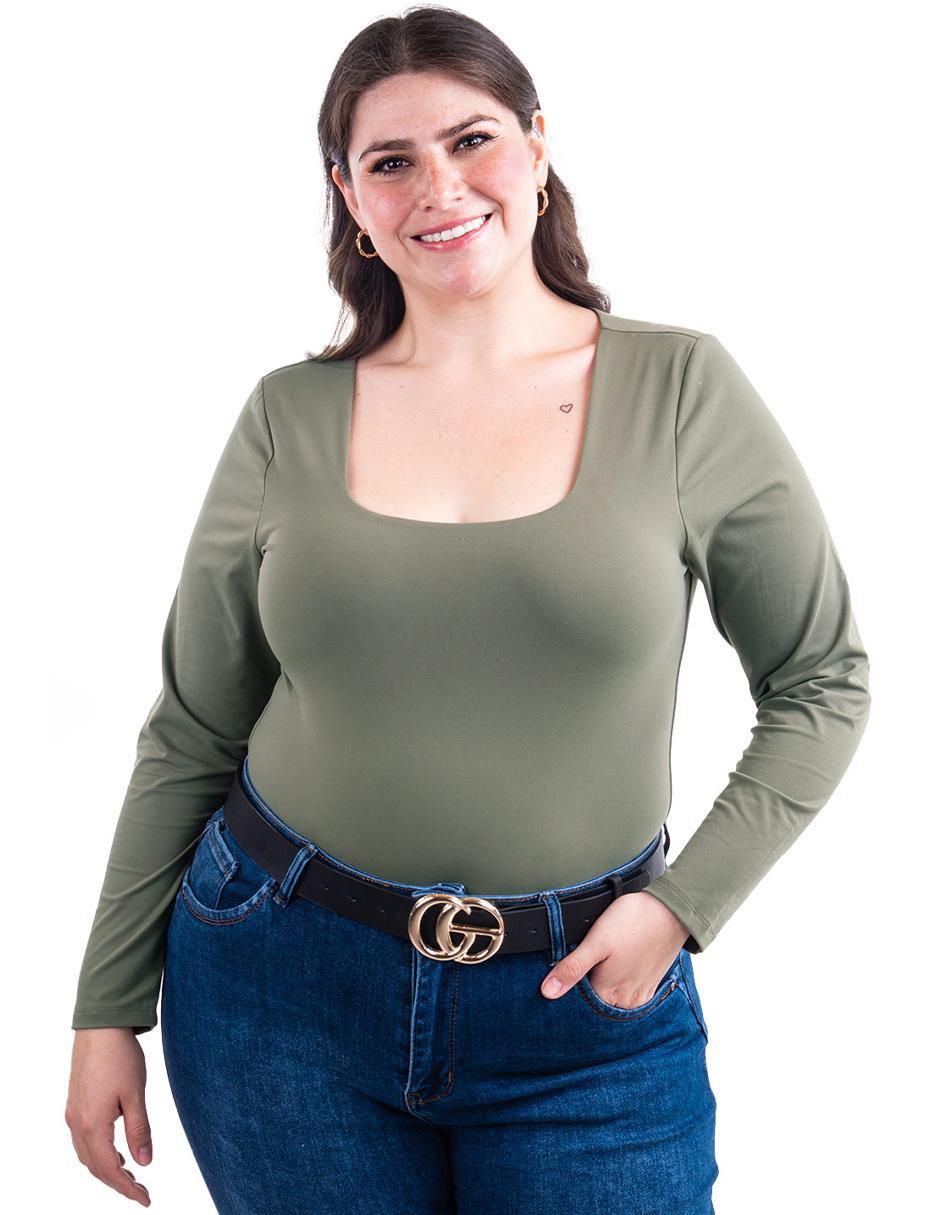 Body cuello cuadrado para mujer 2