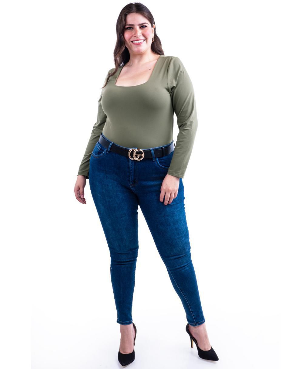 Body cuello cuadrado para mujer 4