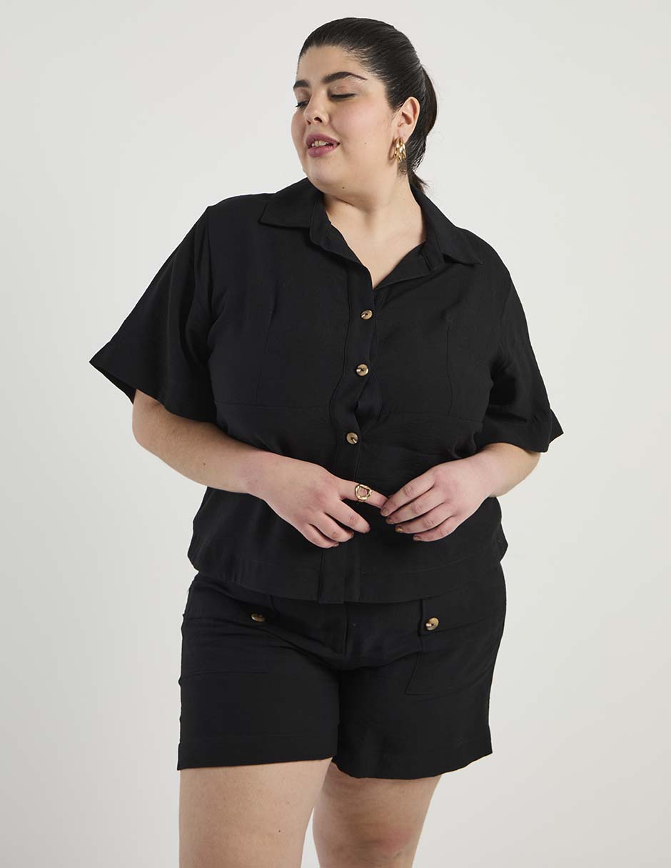 Blusa manga al codo para mujer 2