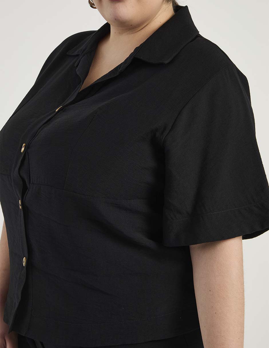 Blusa manga al codo para mujer 5