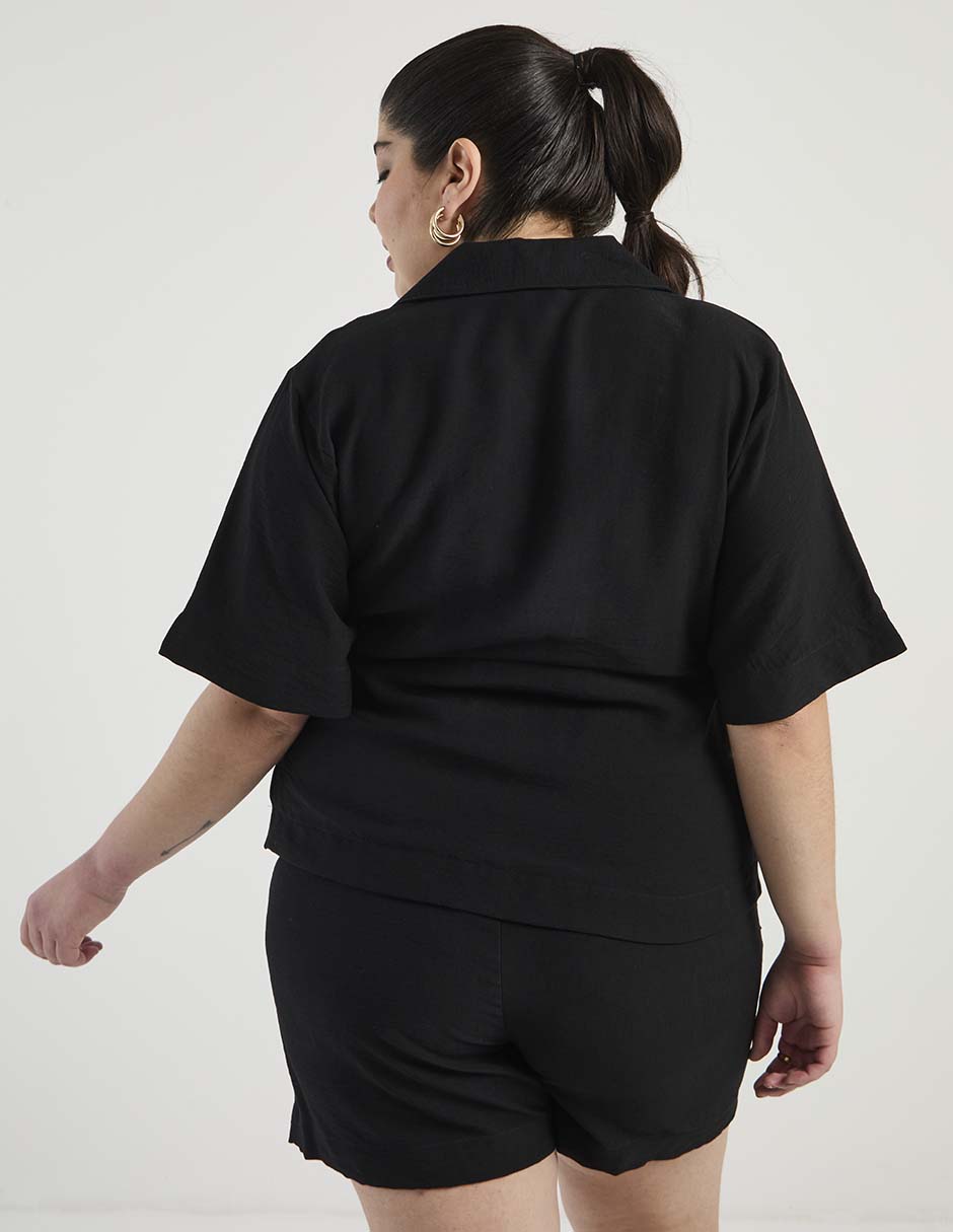 Blusa manga al codo para mujer 6