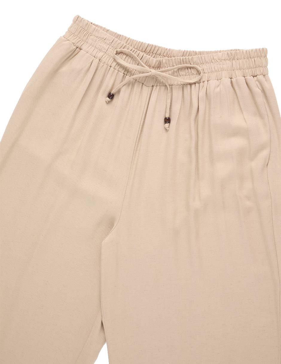 Pantalón acampanado amplio para mujer 9