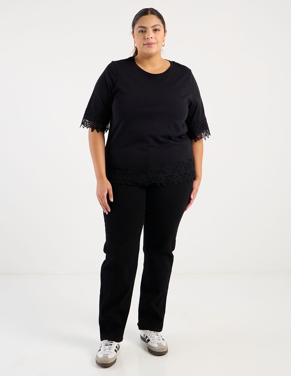 Jeans staight cadera para mujer 2
