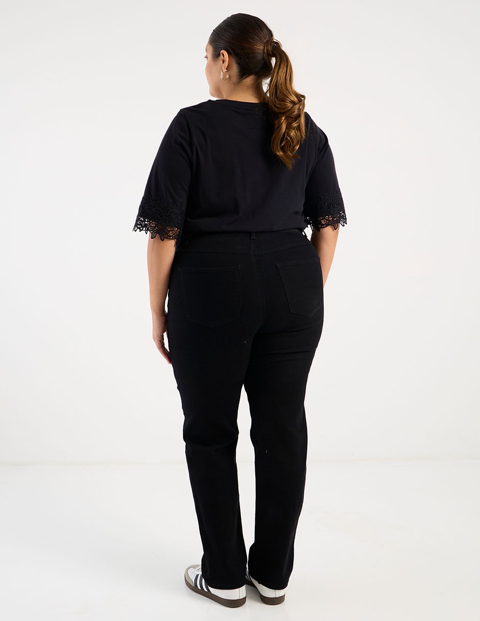 Jeans staight cadera para mujer 3