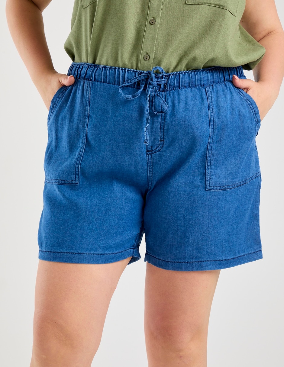 Bermuda de mezclilla para mujer 4
