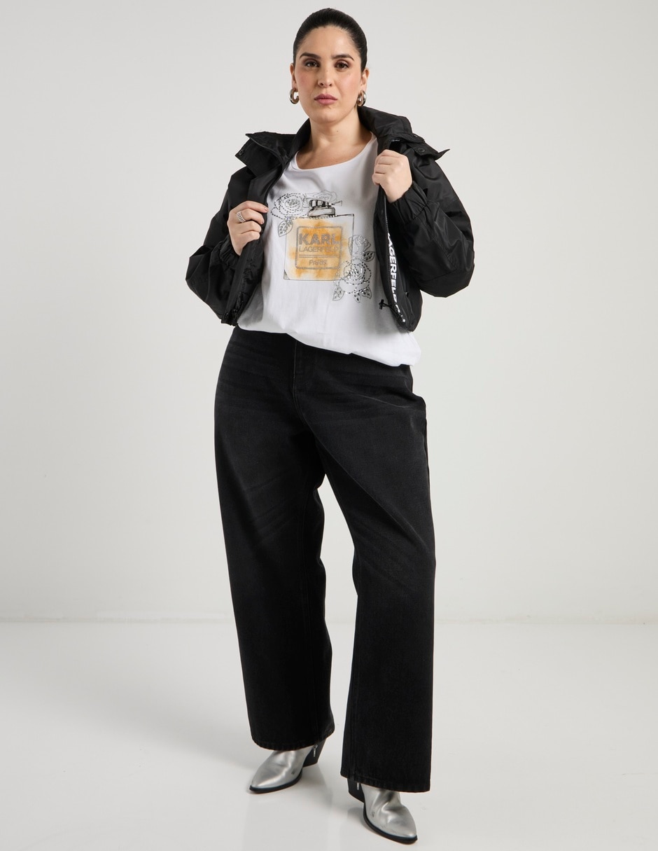 Playera manga corta cuello redondo para mujer 2