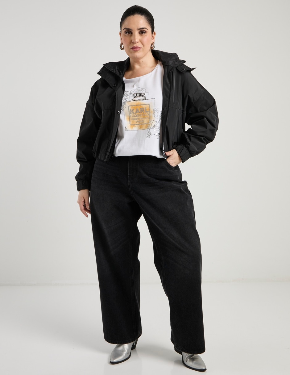 Playera manga corta cuello redondo para mujer 3