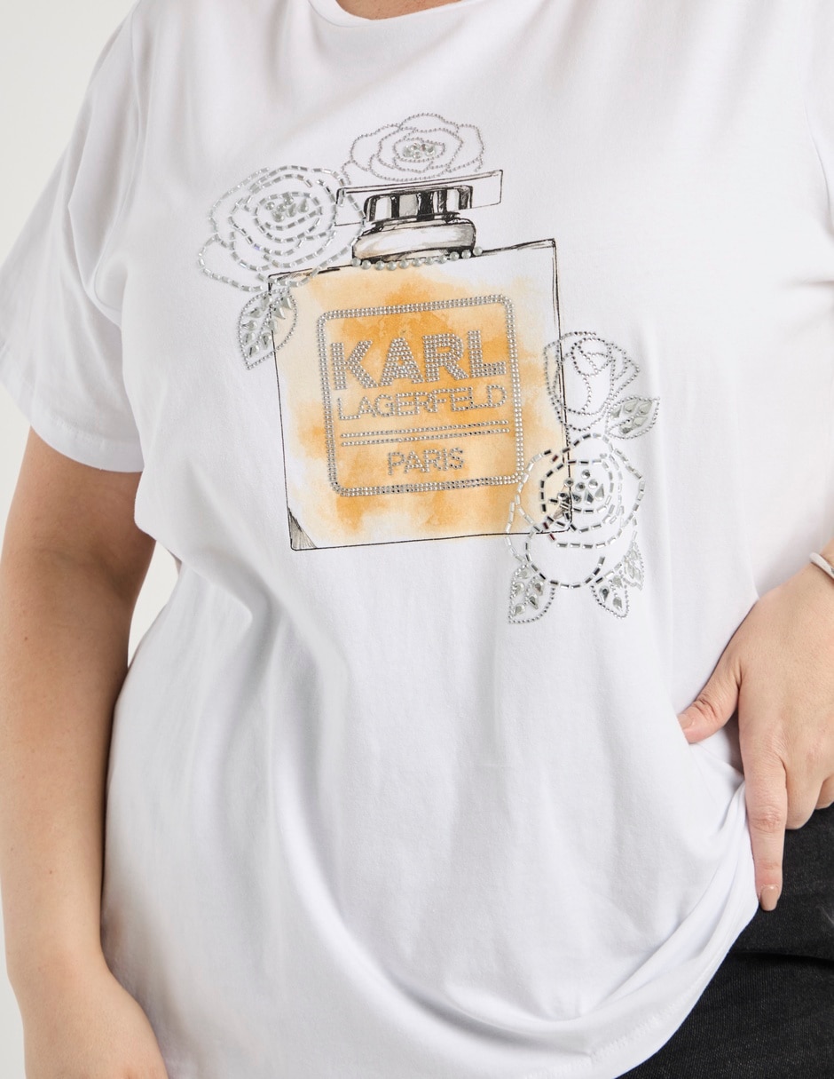 Playera manga corta cuello redondo para mujer 4