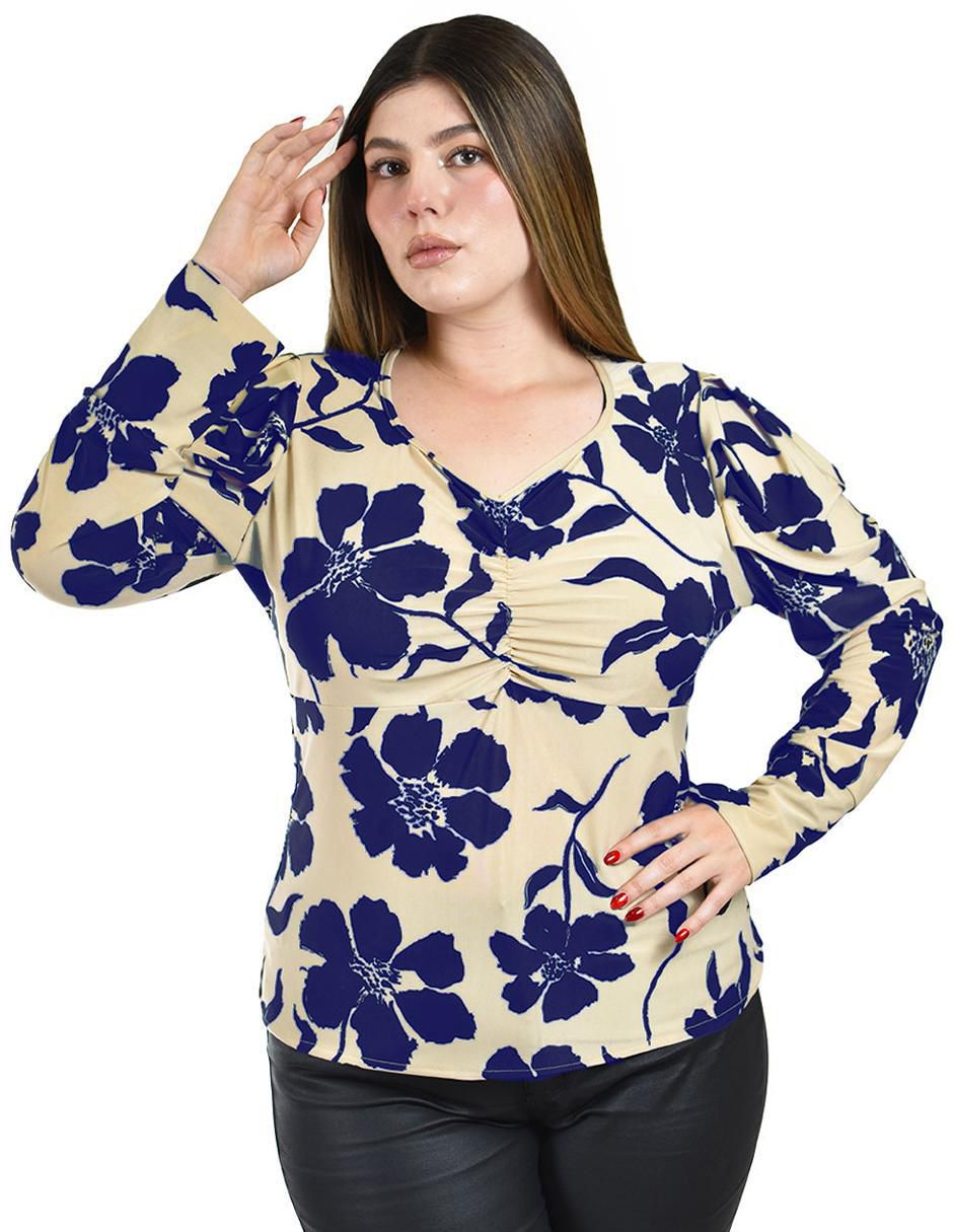 Blusa manga larga para mujer