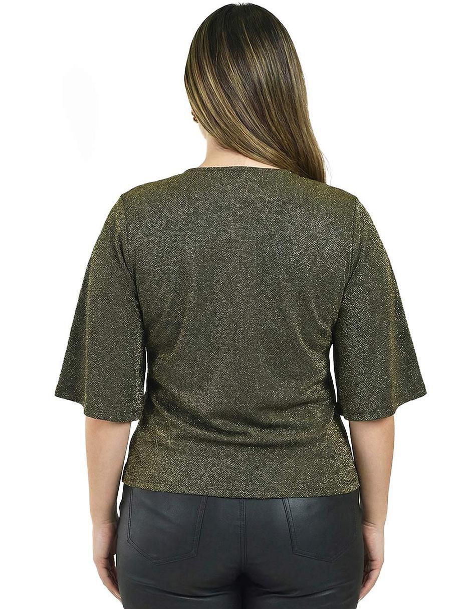Blusa manga al codo para mujer 3