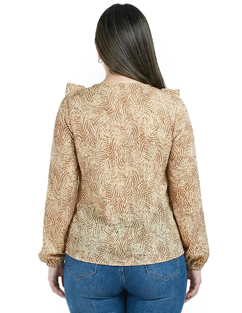 Blusa manga larga para mujer 3