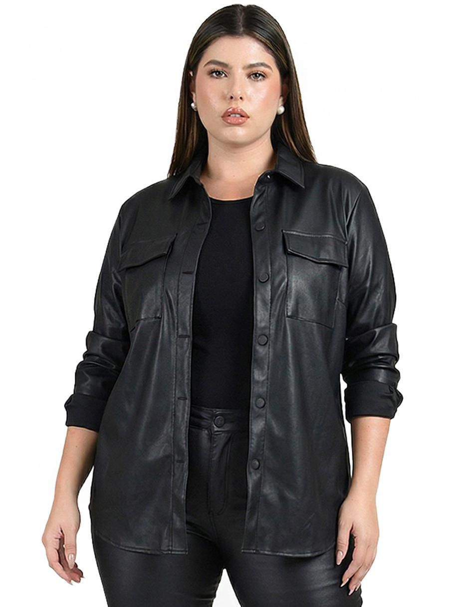 Sobrecamisa manga larga para mujer