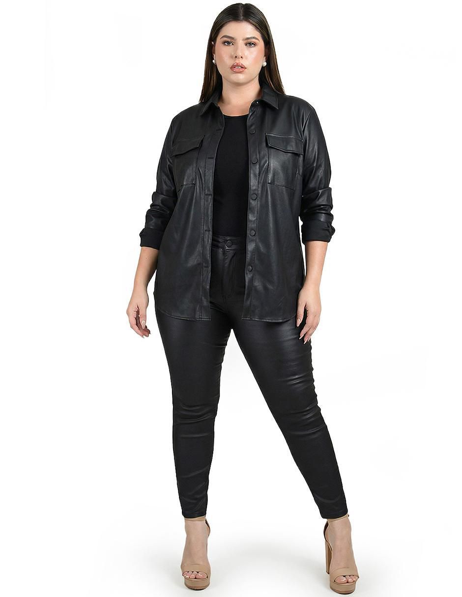 Sobrecamisa manga larga para mujer 4
