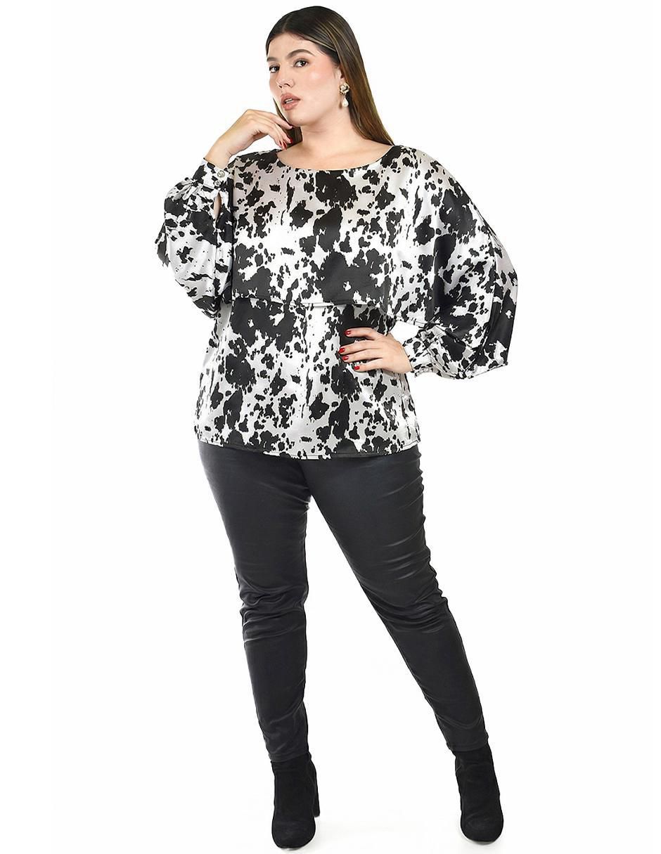 Blusa manga larga para mujer 4