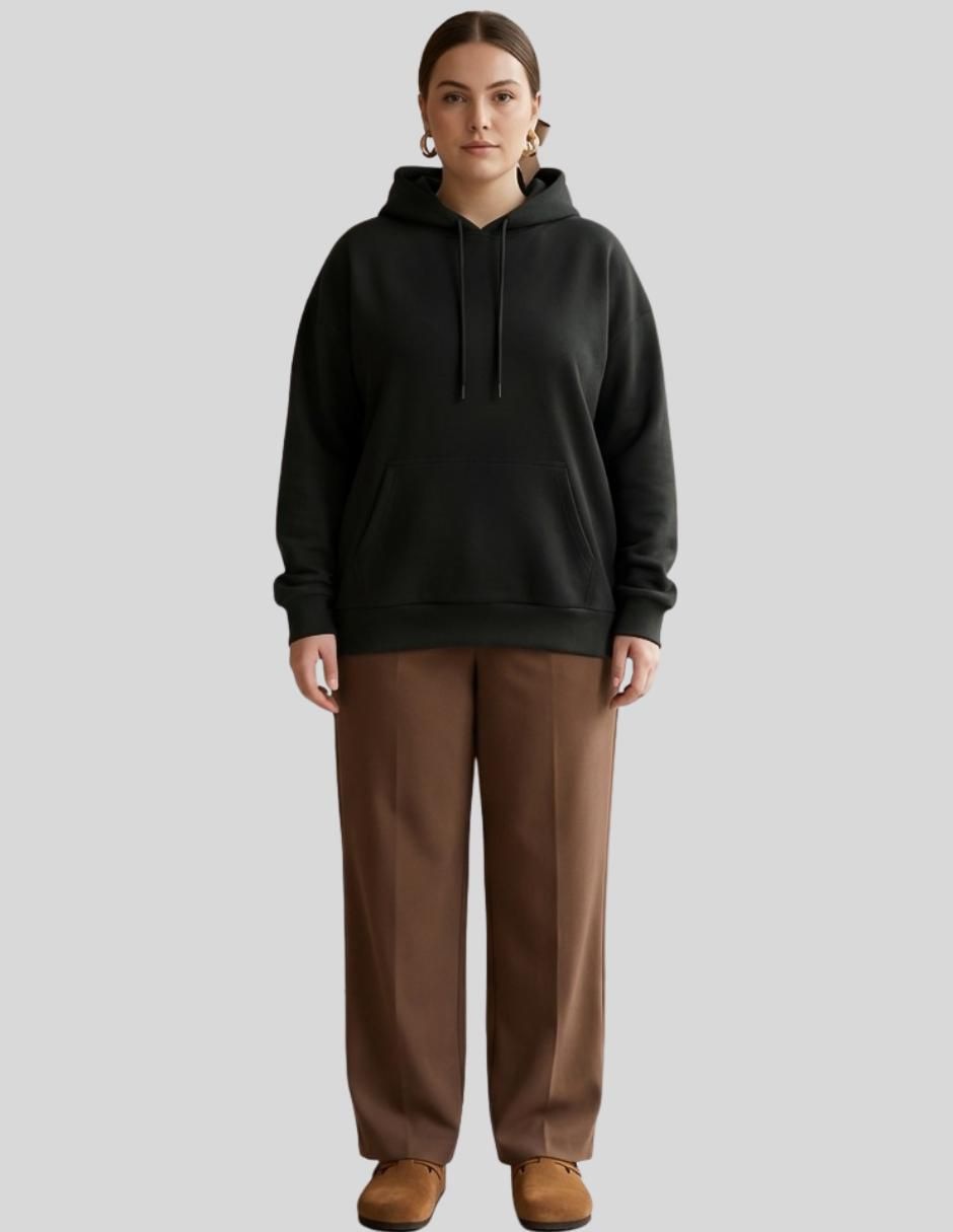 "sudadera" "con" capucha y bolsa malabis "para mujer"