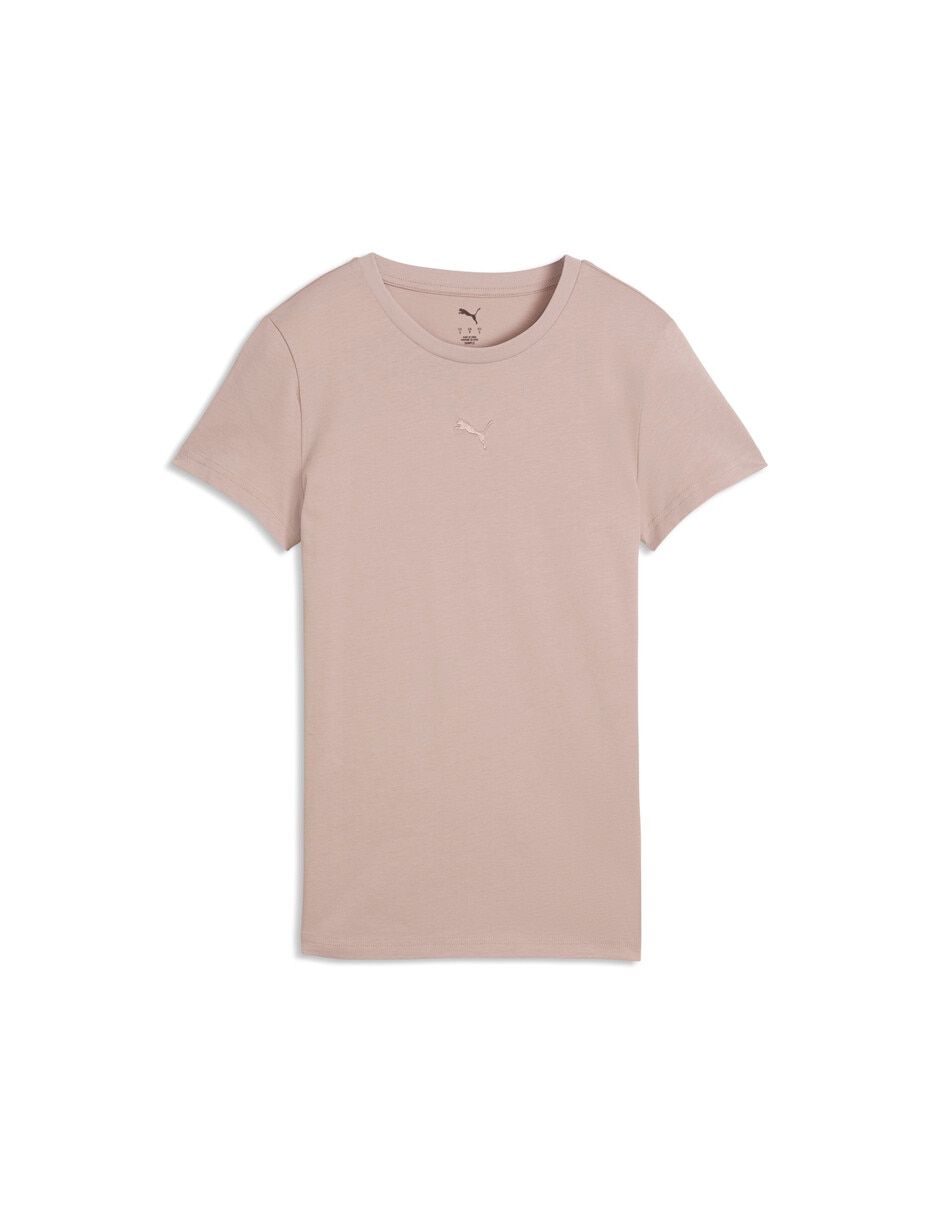 Playera manga corta cuello redondo para mujer 9