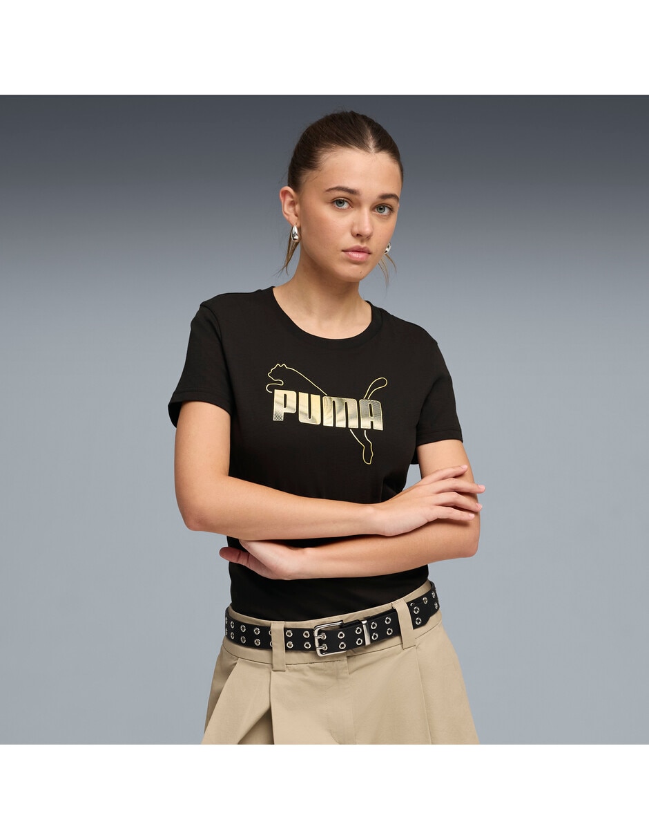 Playera manga corta cuello redondo para mujer Playera manga corta cuello redondo para mujer