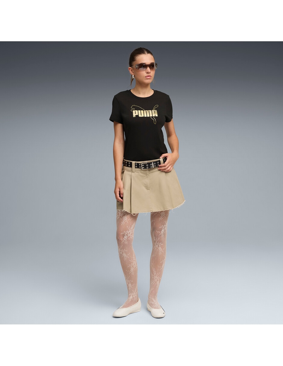 Playera manga corta cuello redondo para mujer 2