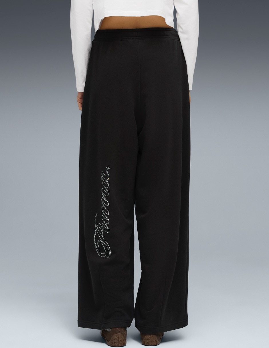 Pants amplio con elástico para mujer 3