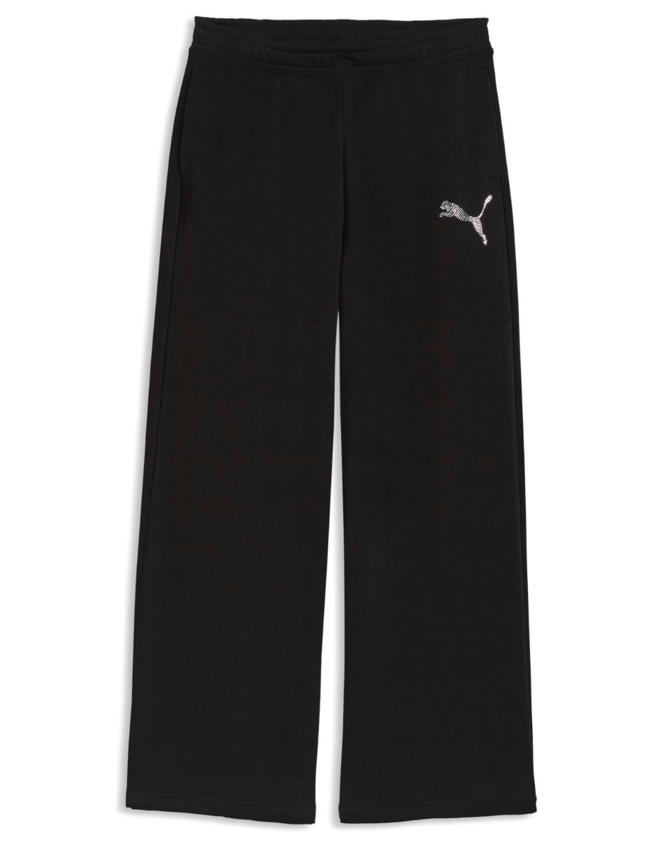 Pants amplio con elástico para mujer 5