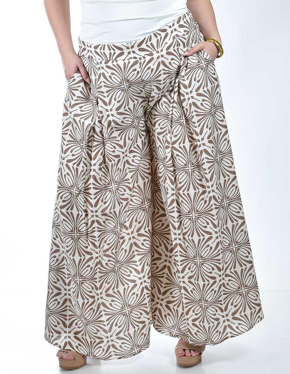 Pantalón relaxed amplio para mujer