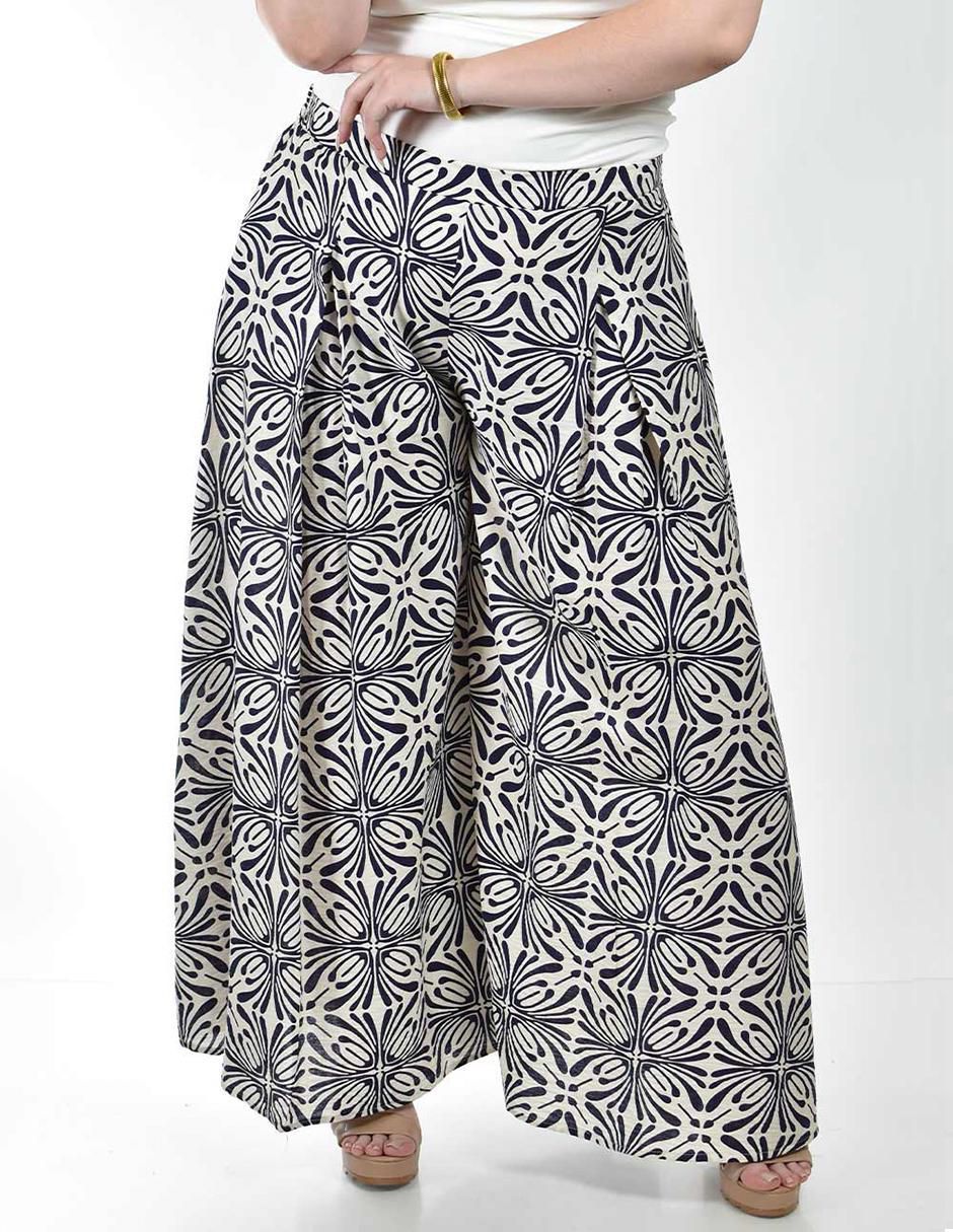 Pantalón relaxed amplio para mujer