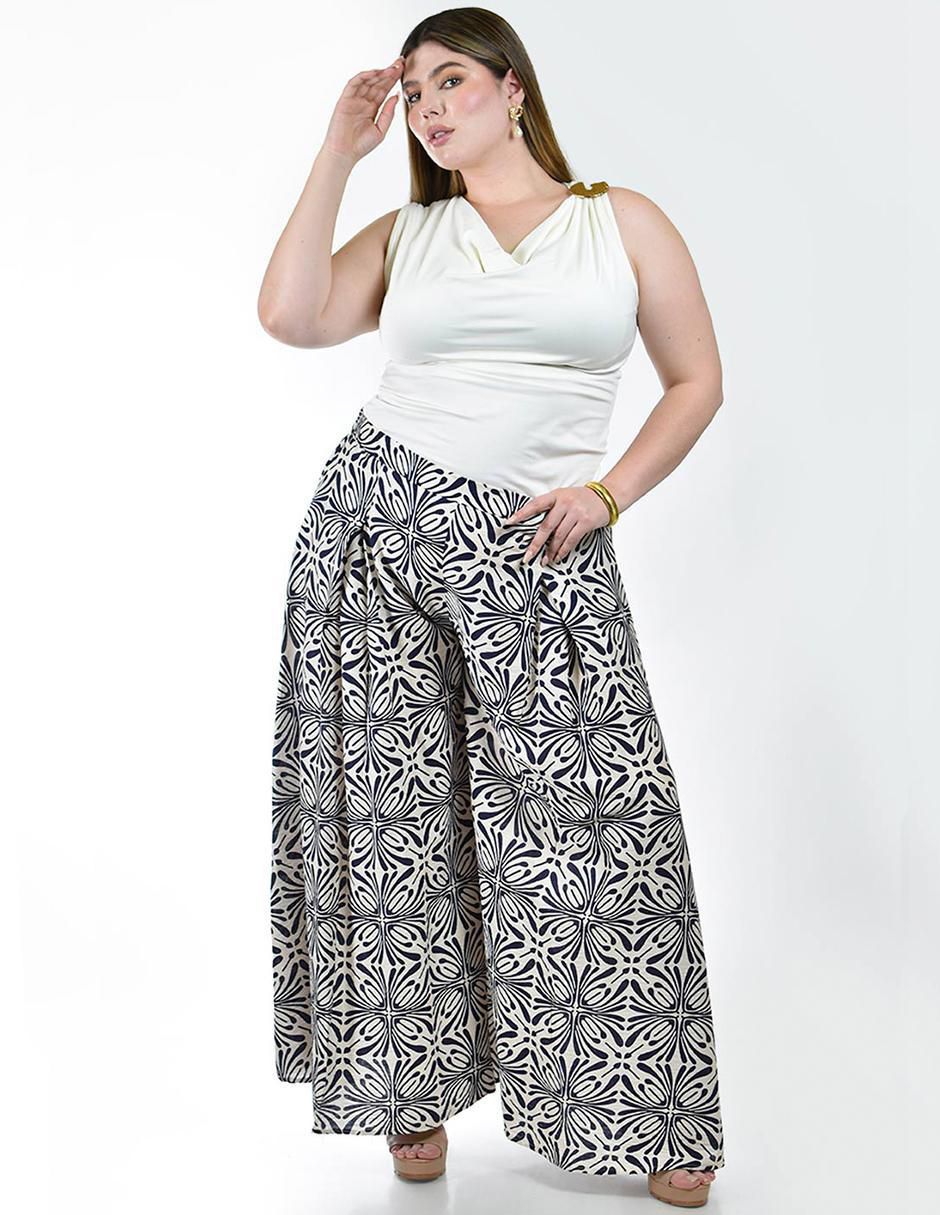 Pantalón relaxed amplio para mujer 5