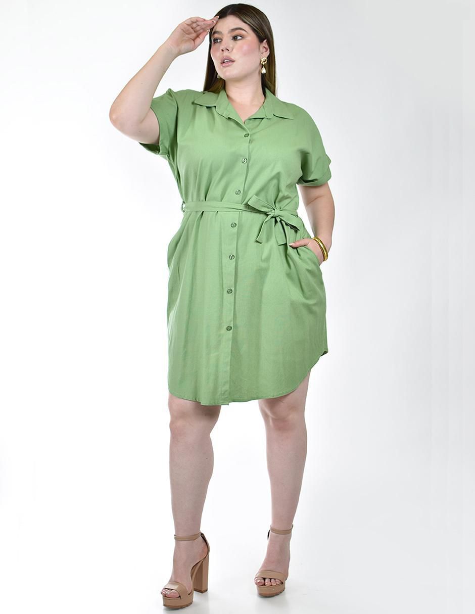 Vestido arriba de la rodilla casual para mujer 4