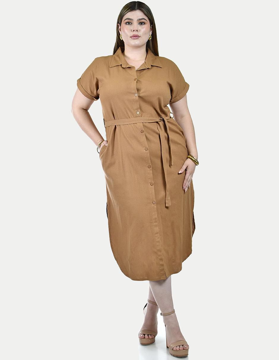 Vestido midi casual para mujer