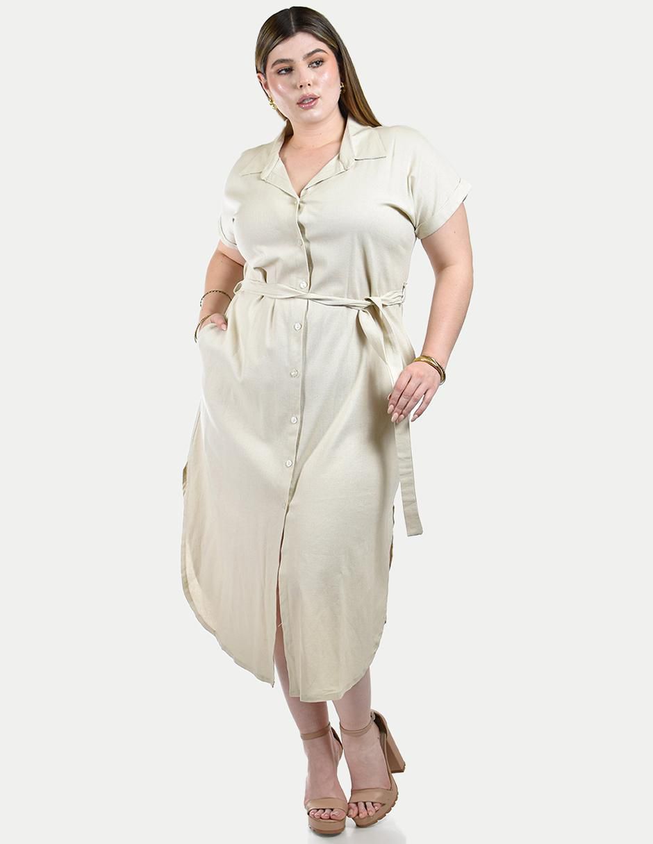 Vestido midi casual para mujer Vestido midi casual para mujer