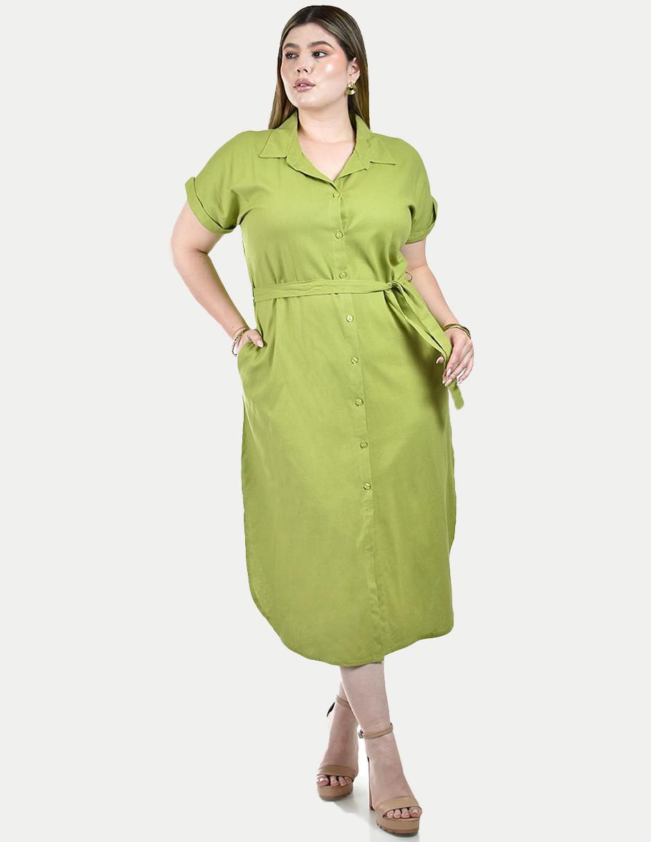 Vestido midi casual para mujer 4