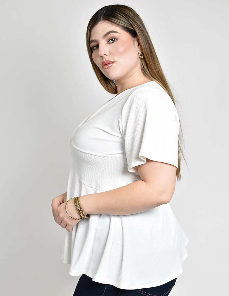 Blusa manga corta para mujer 2