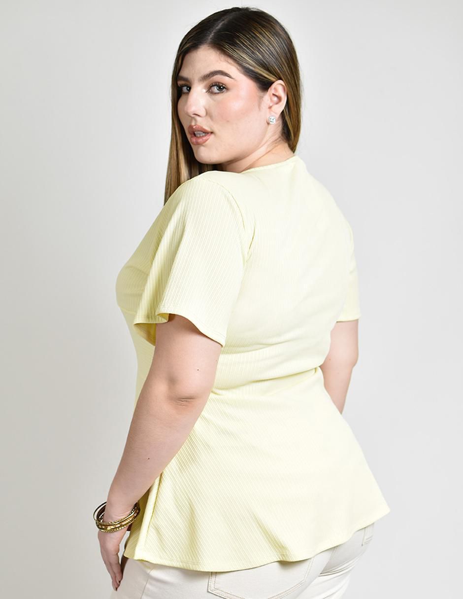 Blusa manga corta para mujer 3