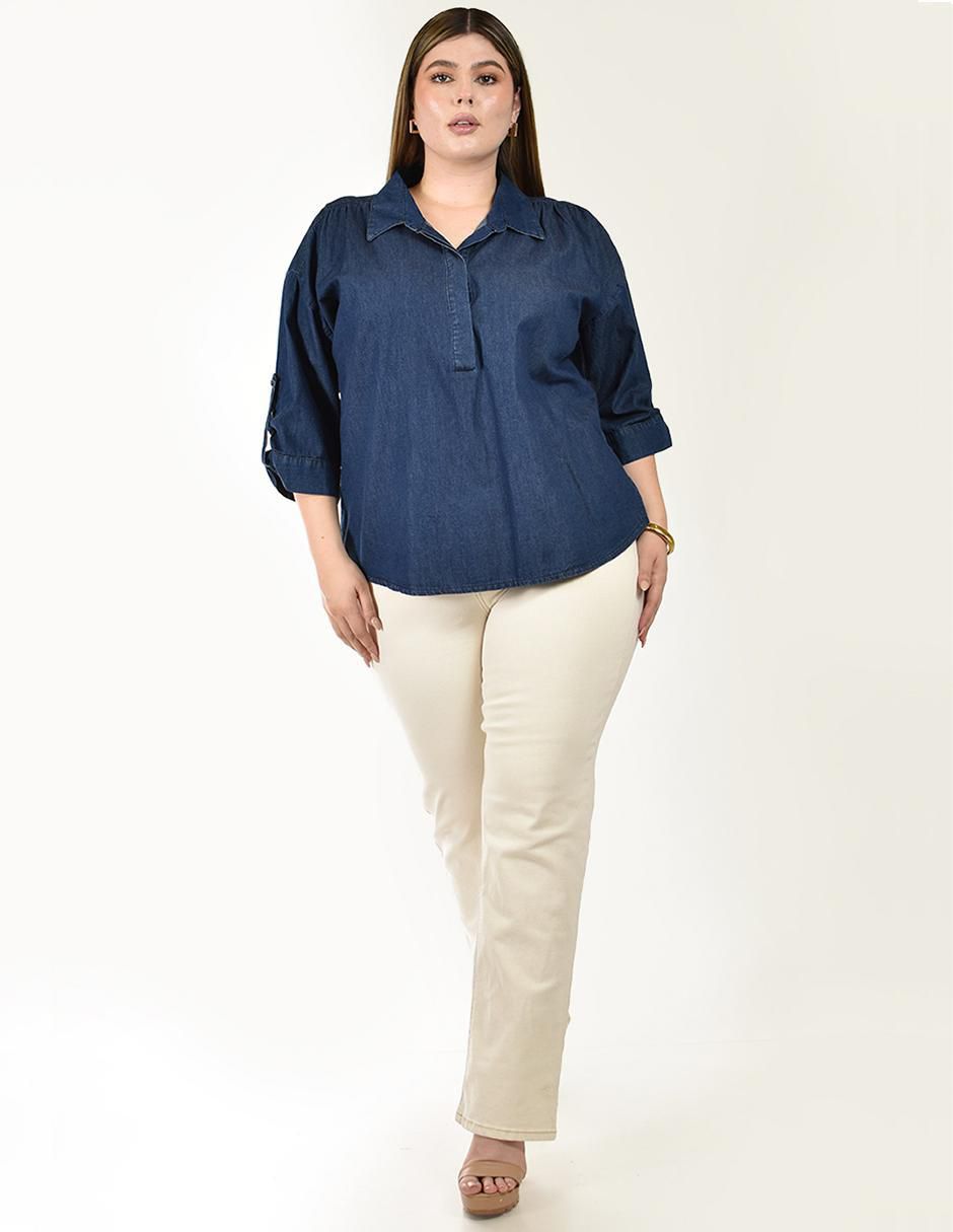 Blusa manga 3/4 para mujer 5