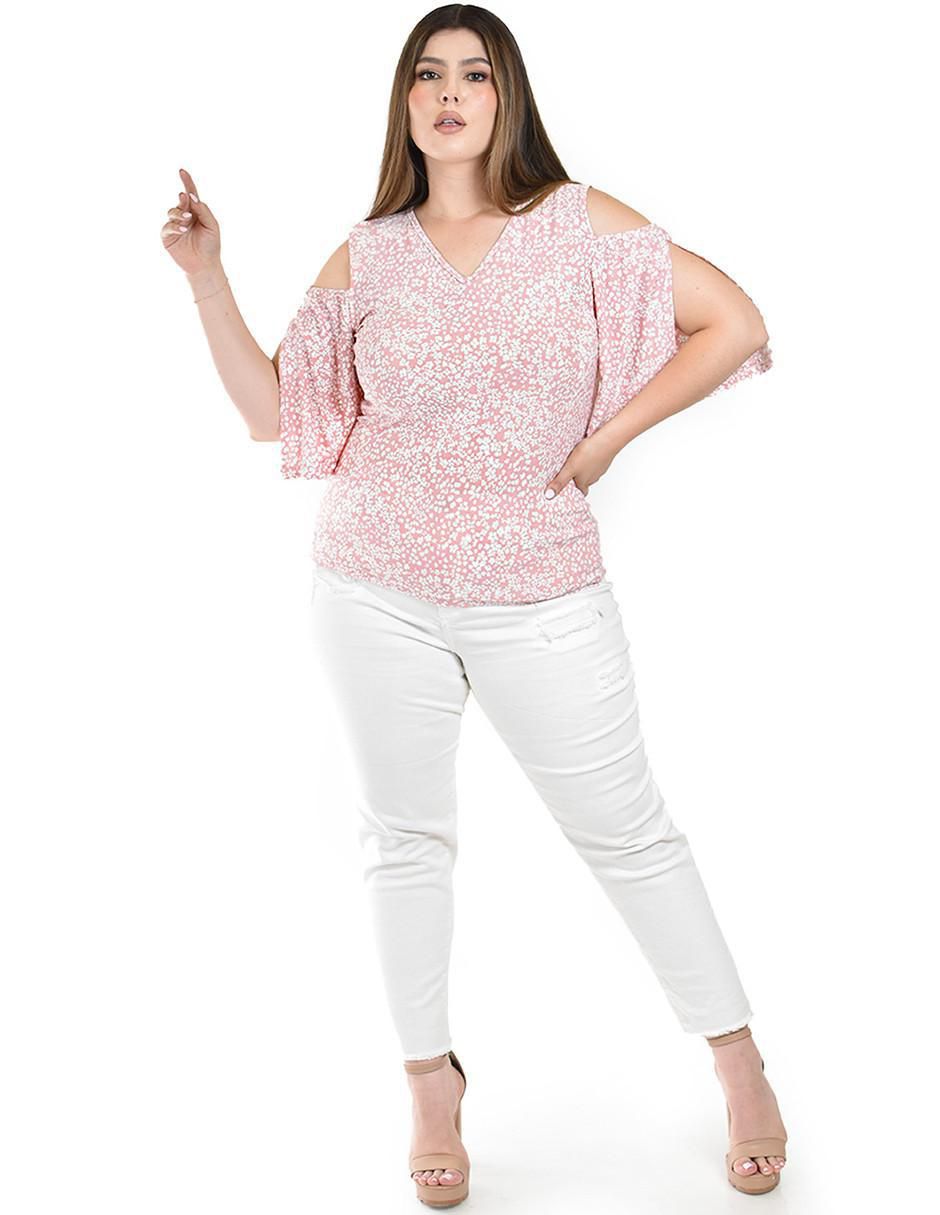 Blusa manga al codo para mujer 4