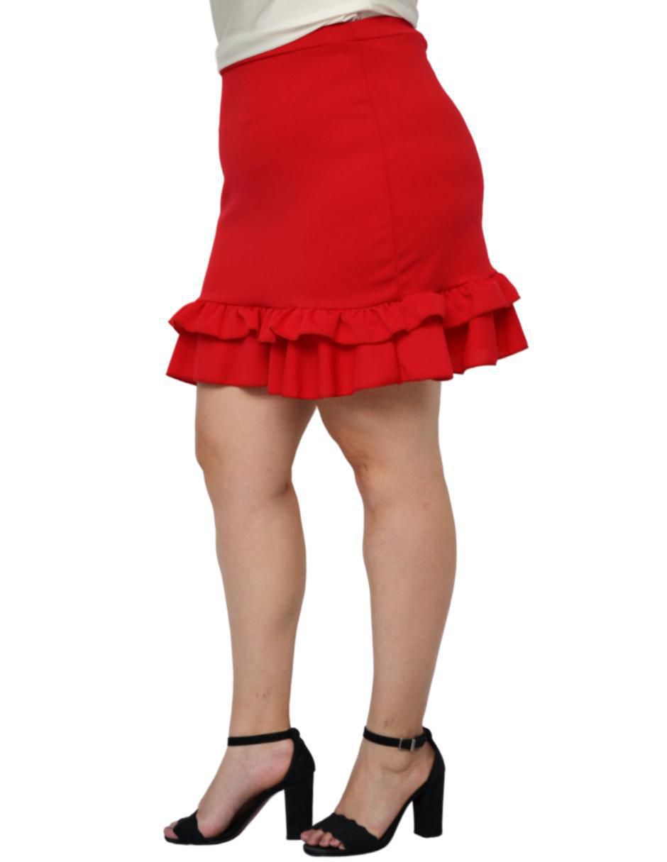 Falda crop a la cintura 2