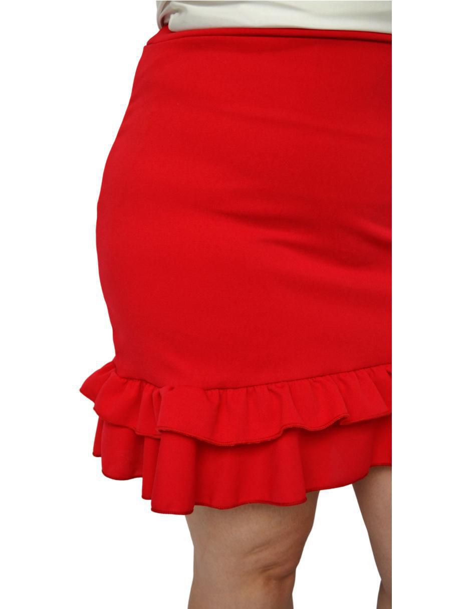 Falda crop a la cintura 4