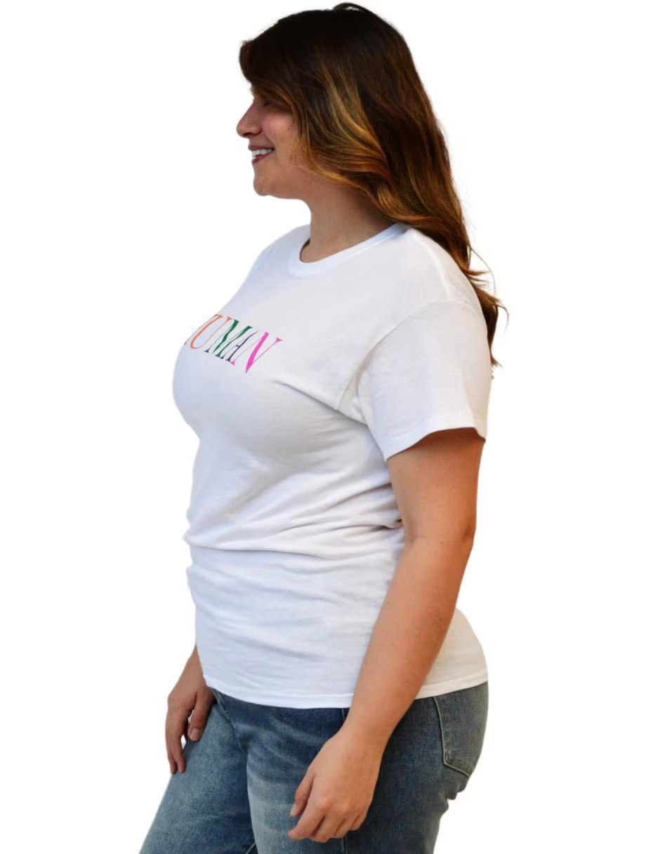 Playera manga corta cuello redondo para mujer 2