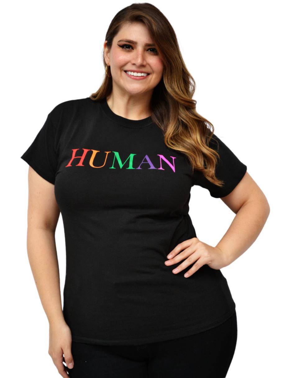 Playera manga corta cuello redondo para mujer Playera manga corta cuello redondo para mujer