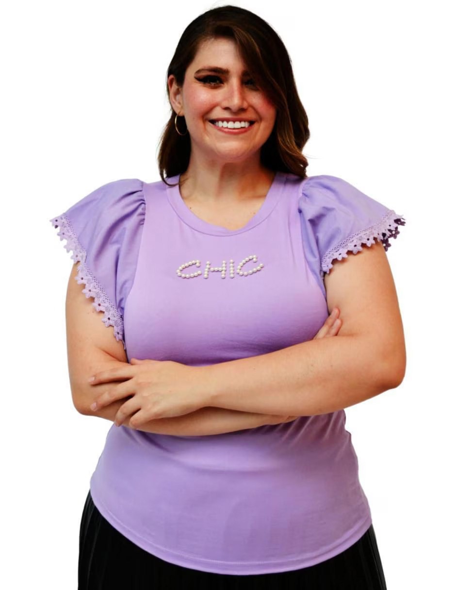 Blusa manga corta para mujer 10