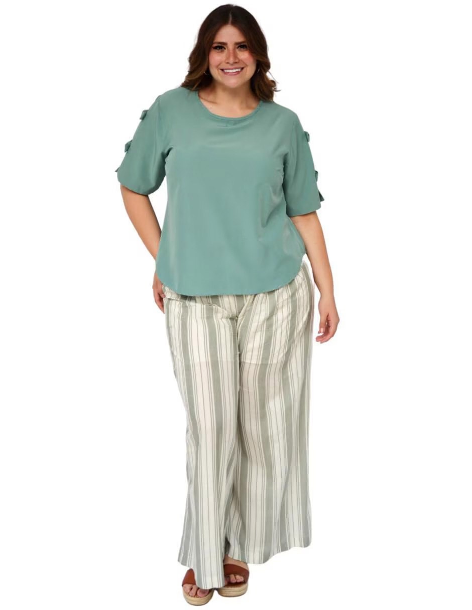 Blusa manga corta para mujer 2