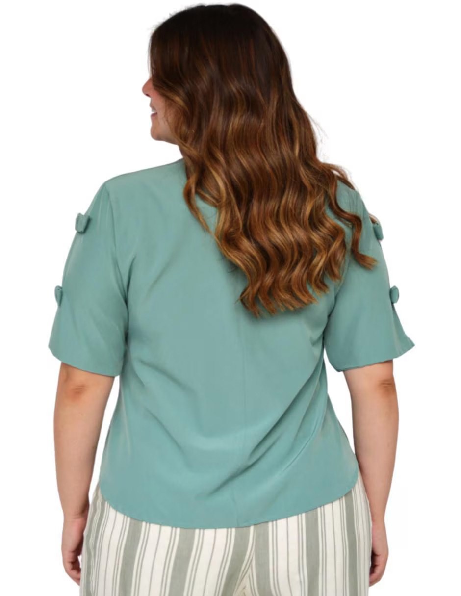 Blusa manga corta para mujer 6