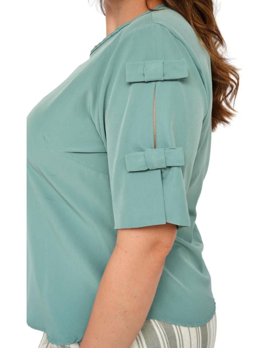 Blusa manga corta para mujer 8