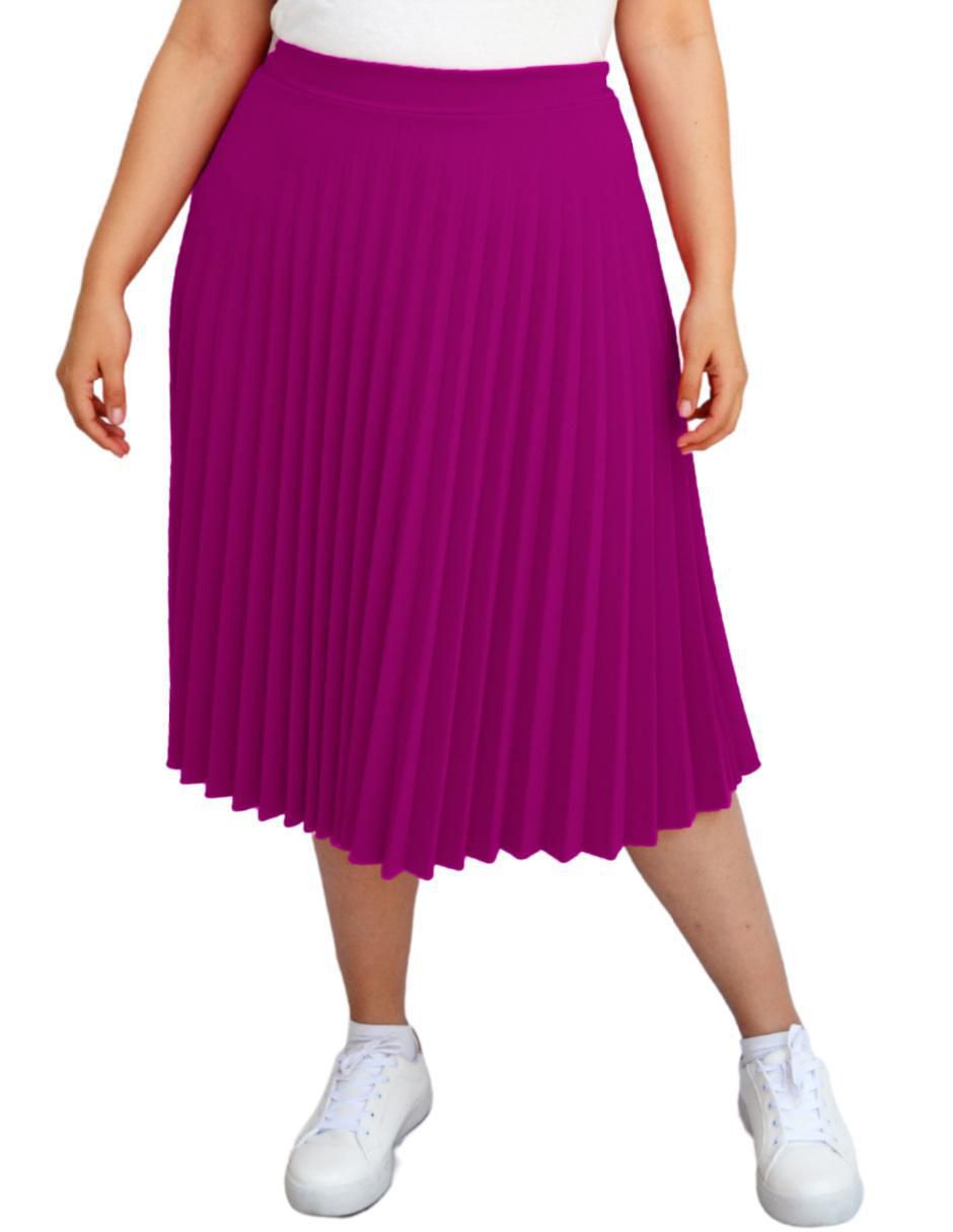 Falda midi a la cintura 1