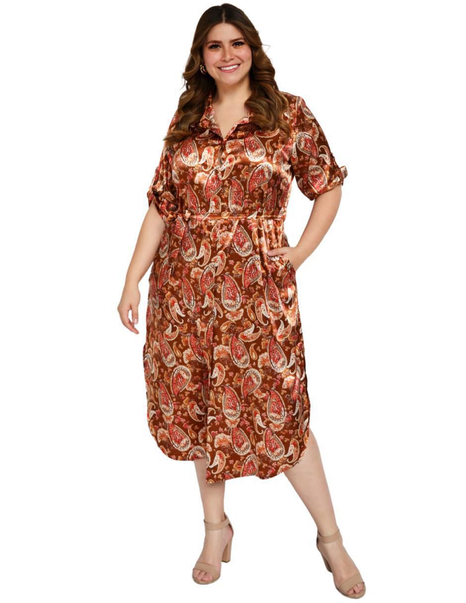 Vestido midi casual para mujer Vestido midi casual para mujer