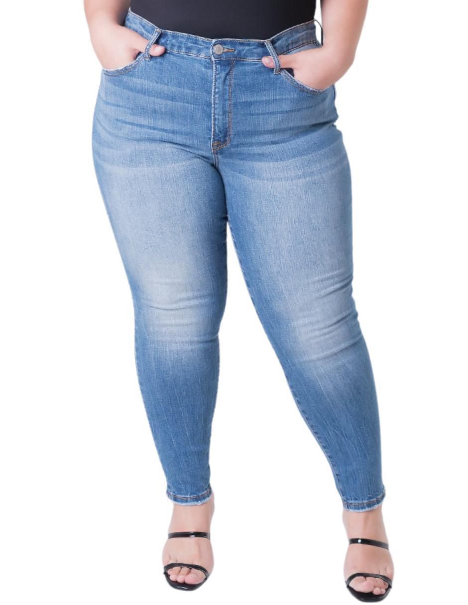 Jeans skinny J-BAL-6342-LIGHT corte cintura para mujer 1