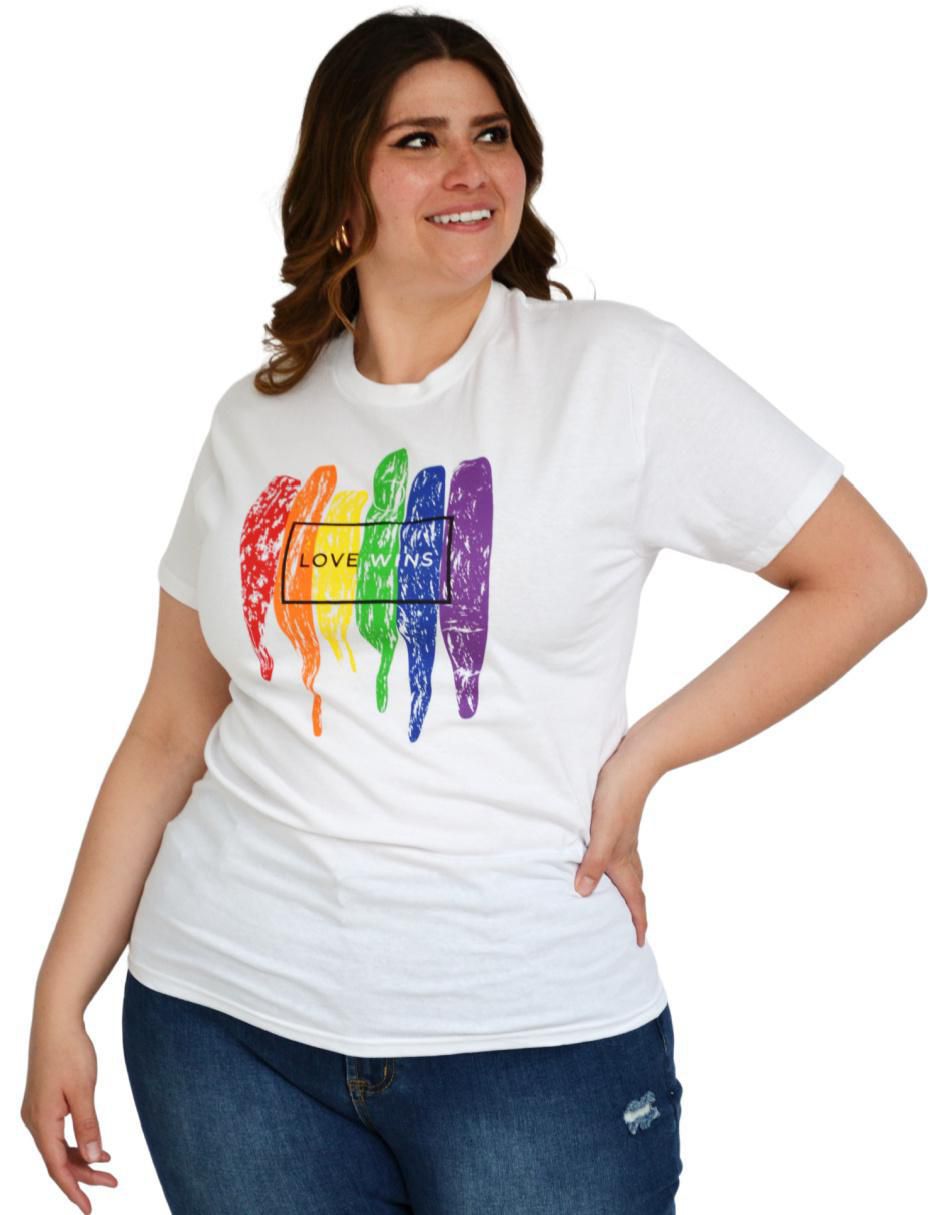 Playera manga corta cuello redondo para mujer 2