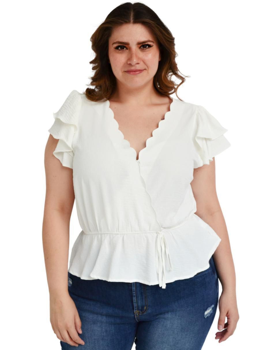Blusa manga corta para mujer 1