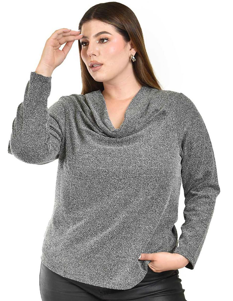 Blusa manga larga para mujer